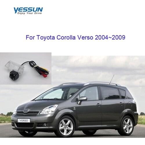 Yessun rear view camera For Toyota Corolla Verso 2004 2005 2006 2007 2008 2009 CCD Backup Reverse Camera license plate camera