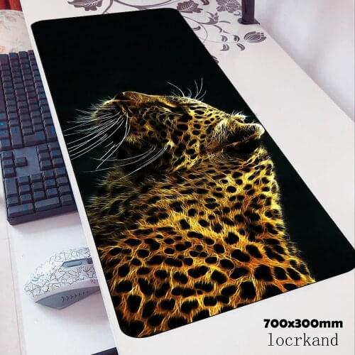 Cats mouse pads 70x30cm Tiger pad to mouse notbook computer mousepad Gift Leopard gaming mousepad gamer keyboard mouse mat