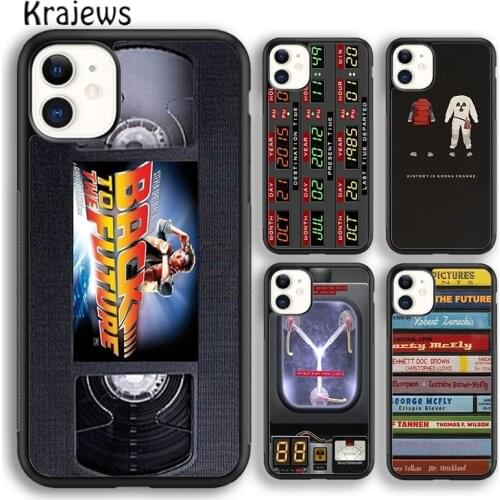 Krajews Back To The Future VHS Phone Case Cover For iPhone 5s 6s 7 8 plus X XS XR 11 12 pro max Samsung Galaxy S7 S8 S9 S10 Plus
