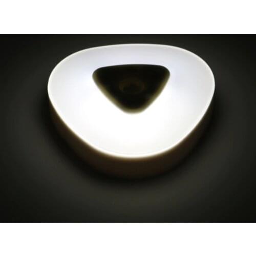 New arrival Mini LED Triangle Flashlight 0.5W 2 Modes Lighting Auto PIR Motion Sensor Smart Baby Bedroom Lamp Night lamp 1PC