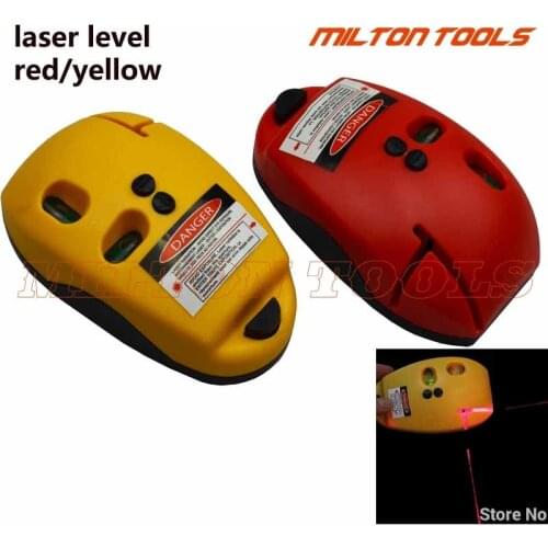 Multi functional laser level Horizon Vertical line level tool spirit level mouse type Right Angle 2 Red Lines