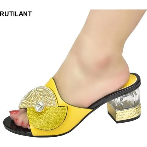 Fashion Elegant Women Party Pumps with Rhinestone Ladies Dress Shoes Heels for Women Clear Rhinestone Heels Slip on Women Shoes