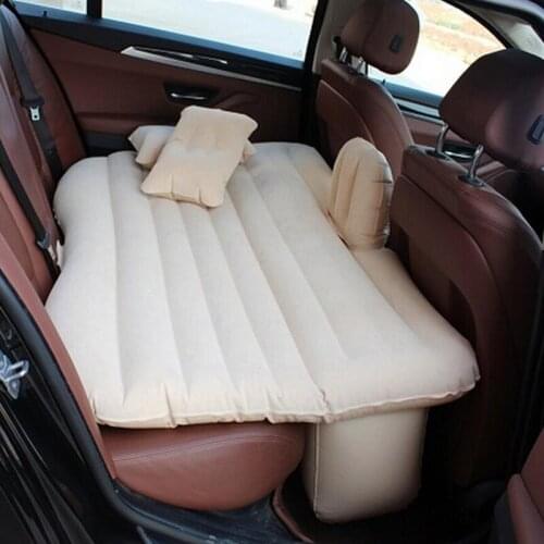 2018 Brand New Car Back Seat Cover Car Air Mattress Travel Bed Inflatable Mattress Air Bed with Two Air Pillow Camping Outdoor