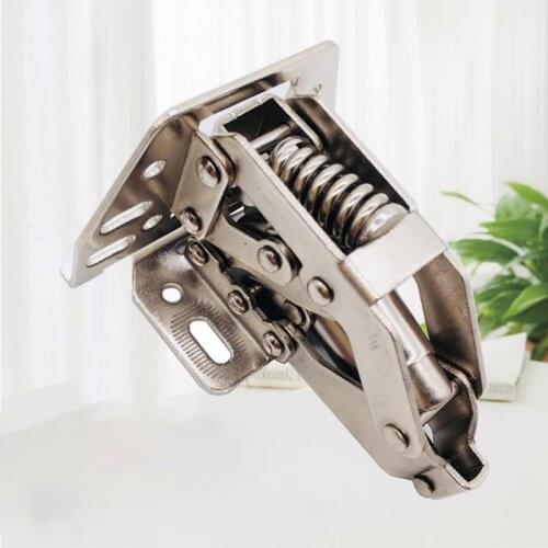 2021 New Durable Bridge Shape Hinges for Cupboard Door Motorhome Cabinet Camper Caravan Hydraulic Buffer Hinges