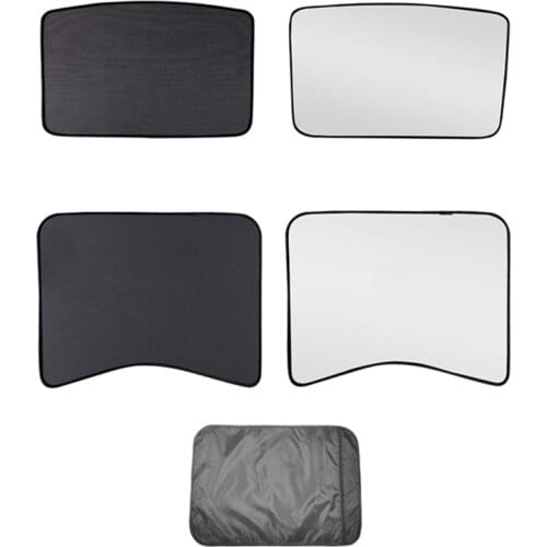 Upgrade Glass Roof Sunshade for Tesla Model 3 Front Rear Sunroof Windshield Car Interior Skylight Blind Shading Net
