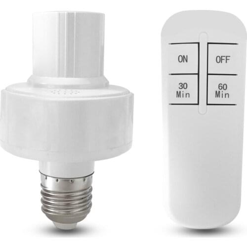 Professional E27 Screw Light Holder Converter 110V 220V Wireless Remote Control Switch Lighting Lamp Base Bulb Socket Connector