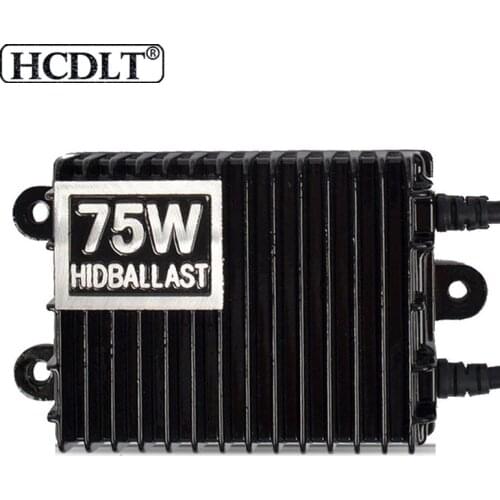 HCDLT High Quality 75W Slim Digital Replacement Ballast 12V Car Light Headlight Ballast Reactor For H1 H3 H7 H11 Xenon Bulb Kit