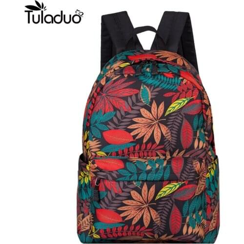 2020 Female School Bags Travel Shoulder Bag Fashion Women Printing Backpacks Teenager Girls Travel BackpackSoft Rucksack