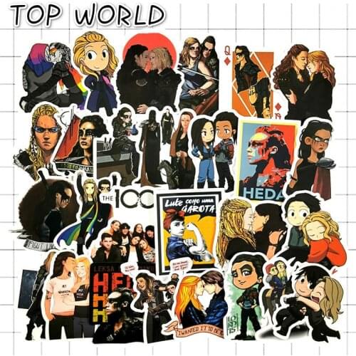 10/50pcs/set Science Series The Hundred/the 100 Waterproof Sticker For Car Shell Guitar Notebook Laptop Skateboard Bicycle