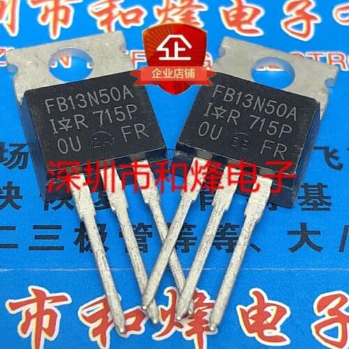 100% New&original FB13N50A IRFB13N50A TO-220 500V 14A 5pcs/lot