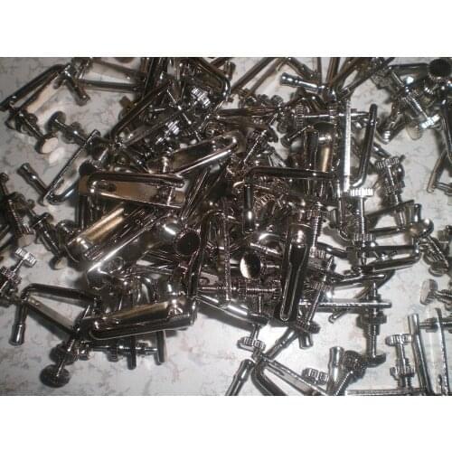 100 PCs Quality SILVER Color Fine tuner for 3/4 to 4/4 02# type string adjuster violin parts