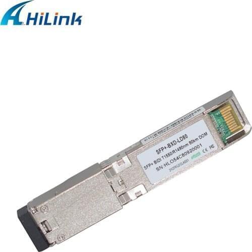 10G BIDI 1490/1550nm SFP+ 10BASE Fiber Optical Transceiver Single SFP+ BIDI 10G 80KM