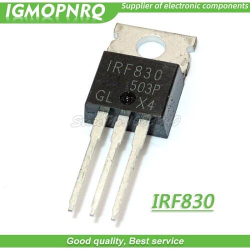 20pcs IRF830 IRF830PBF TO-220 MOSFET N-Chan 500V 4.5 Amp new original