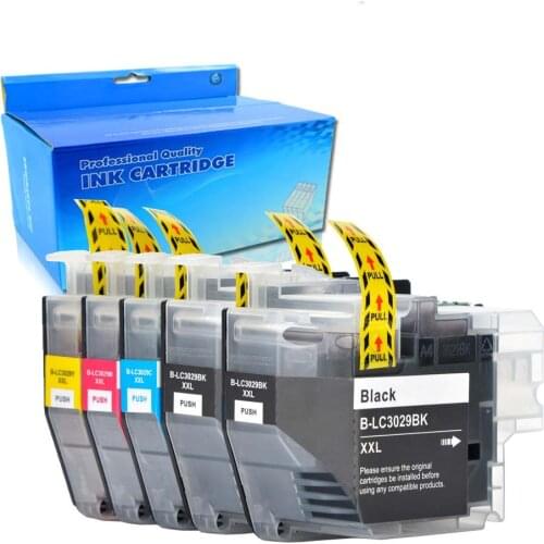 5PK LC3029 Ink Cartridges Compatible for Brother MFC-J5830DW MFC-J5830DW 6535DW
