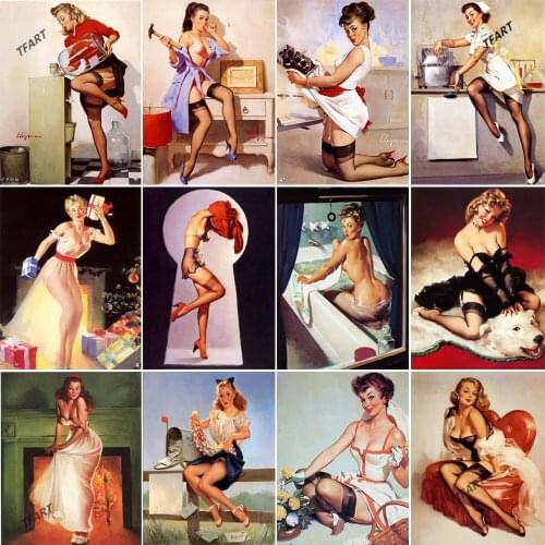 DIY Diamond Painting "elegant Sexy Woman" Picture 5D Full Round Diamond Embroidery Mosaic Mosaic Embroidery Kit Home Decoration