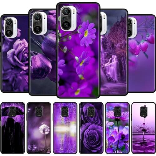Love Infinity on Purple Smartphone For Xiaomi Redmi Note 10 9 9T 9S 8 8T 7 Pro Max TPU Cover Soft Fundas Shell