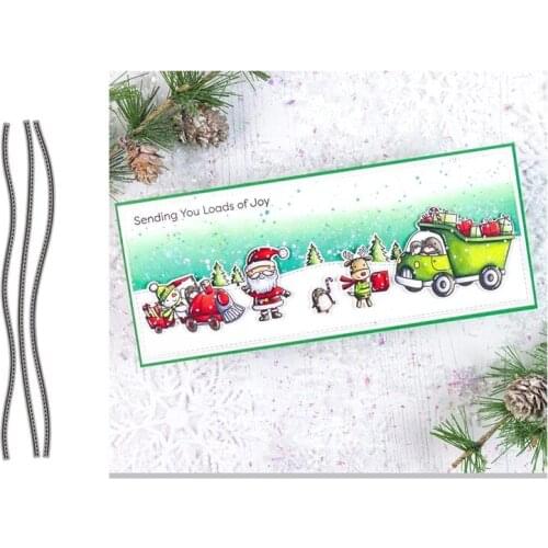 Arc Long Metal Cutting Dies for Scrapbooking Handmade Tools Mold Cut Stencil New 2021 DIY Card Make Mould Model Craft Decoration