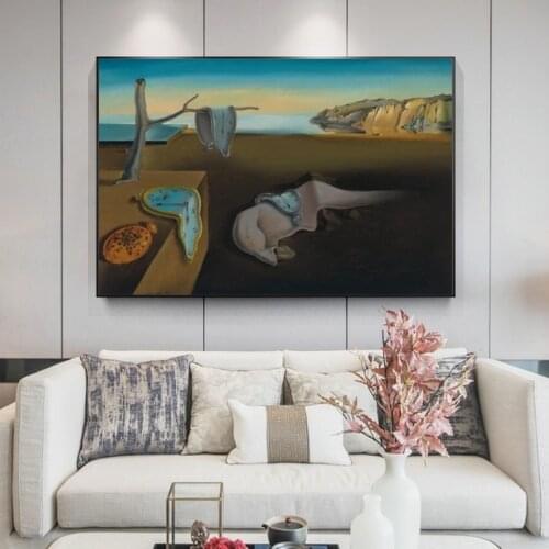 Salvador Dali The Persistence of Memory Canvas Paintings On The Wall Art Posters And Prints Famous Art Pictures Home Decoration
