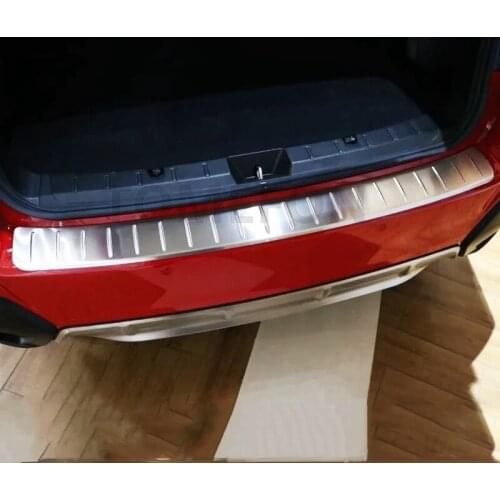 TOMEFON Stainless Steel Rear Bumper Cover Frame Trim Car Styling Auto Accessories 1Piece/Set For Subaru XV GT3 GT7 2017 2018