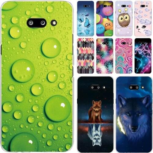 Soft Phone Case For LG G8 / G8 ThinQ Cases Panda Funda Colorful Flower Silicone TPU Back Cover Shell