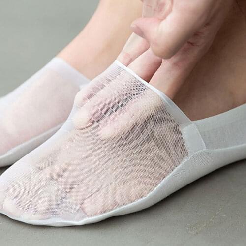 Fashion Men Summer Socks Slippers No Show Thin Invisible Man High Quality Short Ankle Solid Color Breathable Comfortable Sock