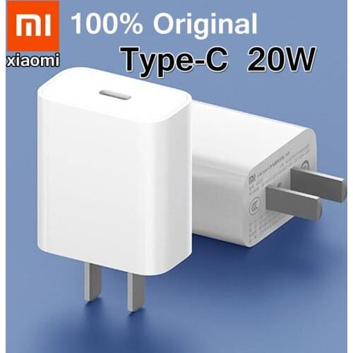 Original Xiaomi Type-C Charger 20W Quick Charge USB-C Charger For iPhone 12 Pro Max Mini 11 QC 3.0 Xiaomi Wall Phone Charger