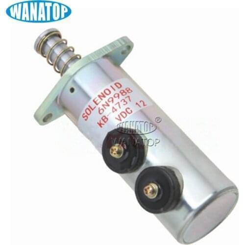 Cut Off Solenoid 6N9987 6N-9987 For Caterpillar CAT 3208 Engine 24V