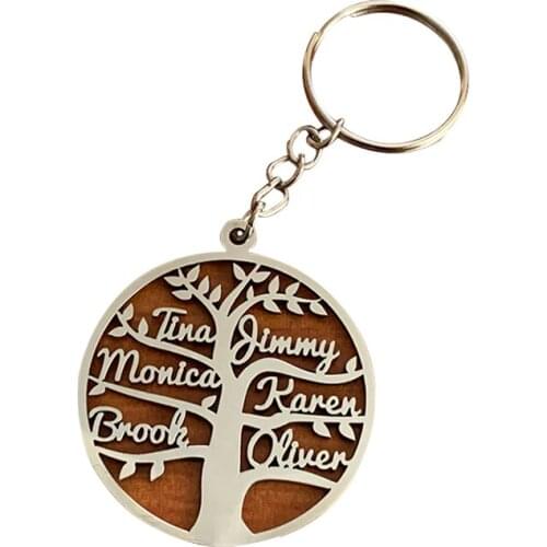 Birthday gift - Csutomized CNC machining part punching Keychain quality Stainless steel parts