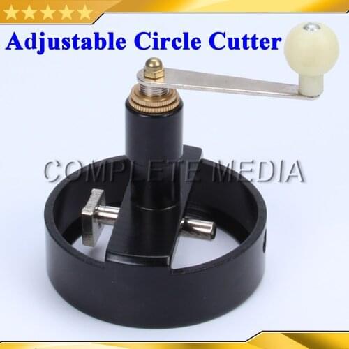 All Metal Multi-7Sizes Adjustable Round Rotary Circle Graphic Paper Cutter Sharp Blade Die Board Button Maker