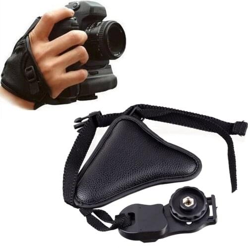 High Quality Faux Leather Wrist Strap Photo Studio Accessories for Nikon Canon Sony Pentax Panasonic Camera