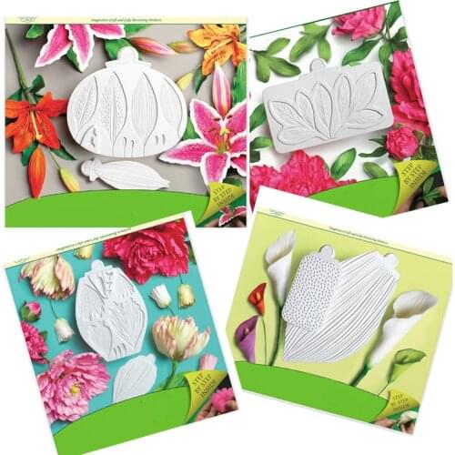 Flower Wedding Leaf Silicone Mold, Cake Decorating Tool, Chocolate Fudge Mold, Sugarcraft, Baking Pan, Kitchen Accessories