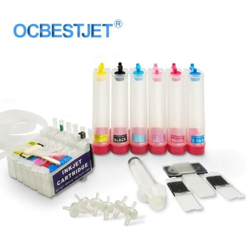 T0791-T0796 Continuous Ink Supply System For Epson 1400 1410 1500W P50 PX650 PX660 PX700W PX710W PX720WD PX730WD PX800FW CISS