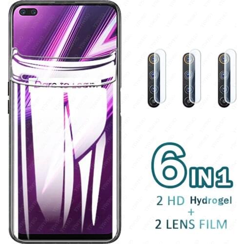 Explosion Proof Hydrogel Soft Film Screen for OPPO Realme 6Pro 6 7 8 Pro 7i Global 7 5g Full Cover Protector Camera Lens Glass