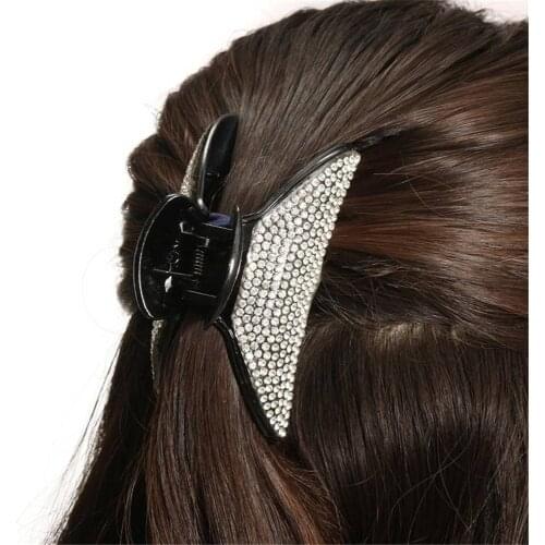 Women Hair Clips Crystal Bird Nest Hair Claw Bun Maker Hairgrip Hairpins Girls Ponytail Holder Clamps Headwear Hair Accessories