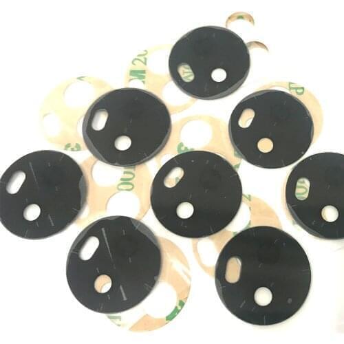 100 sets For Motorola Moto E5 Plus Original New Rear Back Camera Lens Glass Cover Ring with Adhesive Sticker