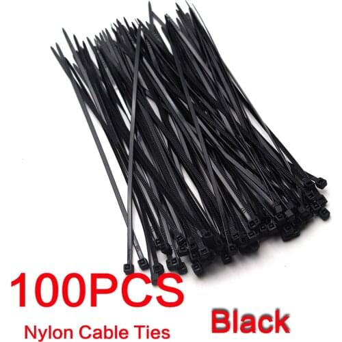 Pierced with a self-locking nylon cable ties 100 pcs strong bind large white wire and plastic wire card buckle article 10x500mm