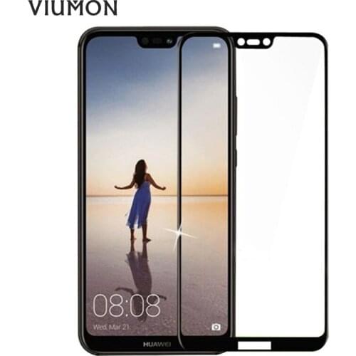 2.5D Tempered Glass For Huawei P20 Lite Full Cover Screen Protector P20 Lite Toughened Film Full Coverage P20Lite Glass Cover