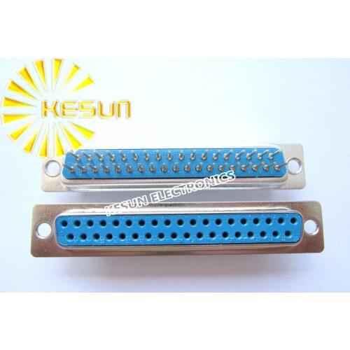 40pcs/lot DP37 37P 37Pin Female Serial PCB Standard Dip D-Sub Connector