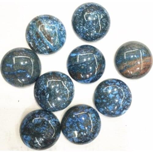 6pcs nature gem stone cabochons round shape no hole for women pendants making accessories 16mm more colors available top selling