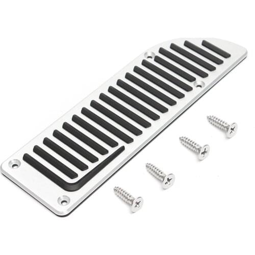 1 Set Car Aluminum Footrest Rest Gas Pedal Pad for for Volvo S60 V60 XC60 V70 XC70 S80