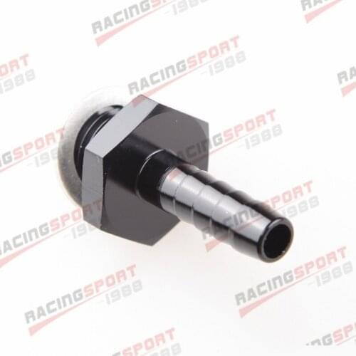 B-osch 044 Fuel Pump Inlet M14x1.5 Metric To 5/16" (8mm) Barb Adapter Black