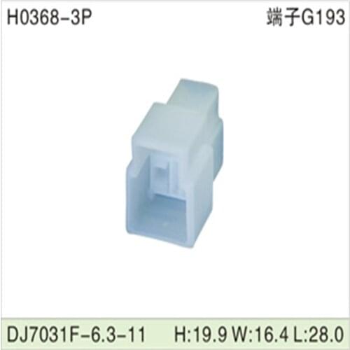 Free shipping 500pcs DJ7031F-6.3-11 6.3mm 3Pin AMP Car Electrical Wire Connectors for VW,BMW,Audi,Toyota,NISSAN AND other