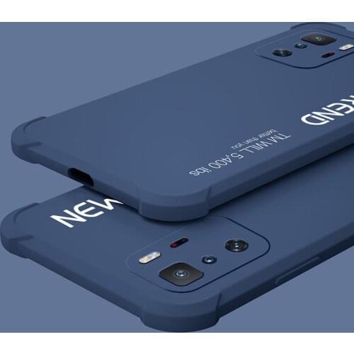 For Xiaomi Redmi Note 10 Pro Soft silicone Airbag shockproof Skin protective Back Cover Case For Xiaomi redmi note 9 9T 8 Pro