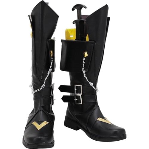 Genshin Impact Tartaglia Cosplay Shoes Boots Halloween Costumes Accessory Custom Made