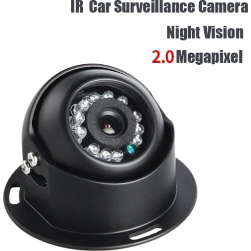 AHD 2.0MP Indoor Truck Mini Camera IR Night Vision 1/3 CCD PAL 3.6mm for Vehicle School Bus Vans Taxi Surveillance Security