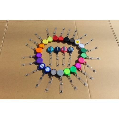 Creative Smiling Face Chest Card Easy Pull Buckle Expansion Easy Pull Wire Device Hanging Wire Document Buckle