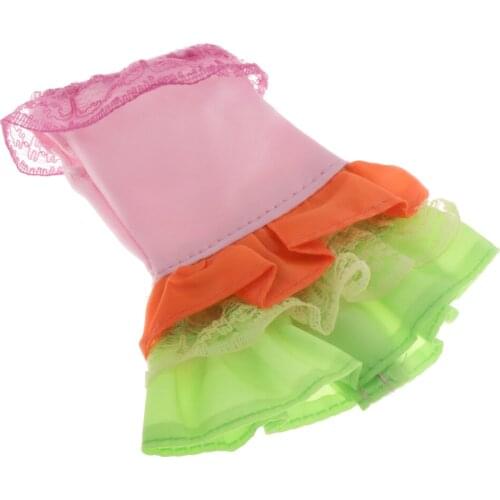 1:6 Dolls Dress Single Shoulder For Blythe For Momoko Girls Toys Ages 3