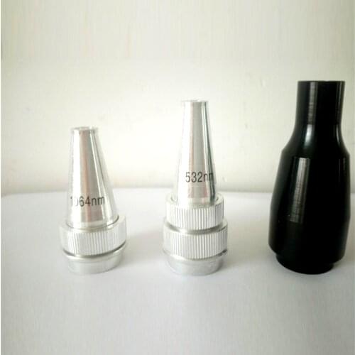 1320nm double Lens Laser Tips Head for Tattoo Removal Machine ND YAG Laser Handle tips lens