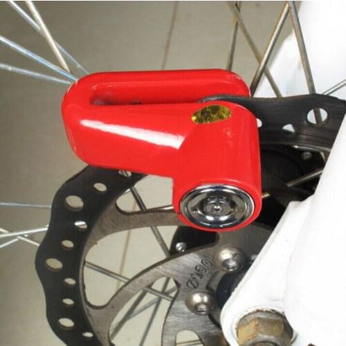 New Arrival 3Colors Available Scooter Cycling Safety Anti-theft Disk Disc Bicycle Motorcycle Brake Rotor Lock BLK052