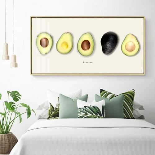 Orange Grapefruit Lemon Avocado Wall Art Canvas Painting Nordic Posters And Prints Wall Pictures For Living Room Kitchen Decor